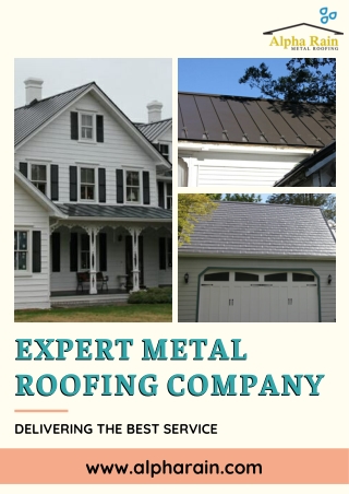 Expert Metal Roofing Company to Deliver the Best Service