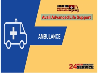 Avail finest medical facility in road ambulance from janakpuri or mangolpuri