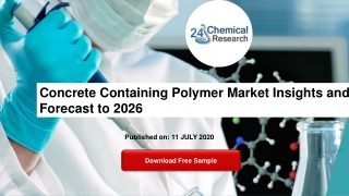 Concrete Containing Polymer Market Insights and Forecast to 2026