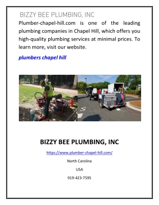 Plumbers Chapel Hill | Plumber-chapel-hill.com