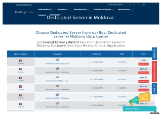 Moldova Dedicated Server