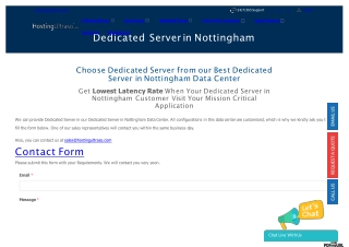 Nottingham Dedicated Server