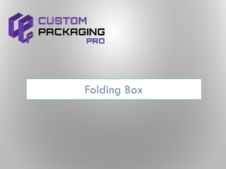 Folding Box