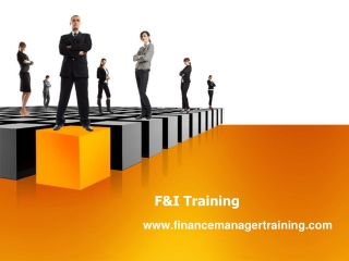 Earn F&I Certification in Only 30 days - www.financemanagertraining.com