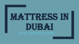 Mattress in Dubai