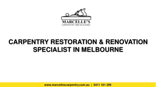 Carpentry Home Restoration, Renovations & Extensions Specialist Melbourne