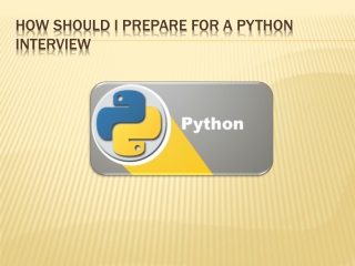 How Should I Prepare For Python Interview