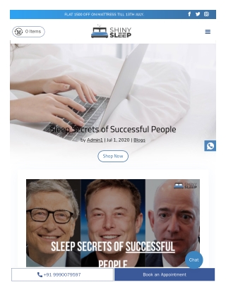 Sleep Secrets of Successful People. - Shinysleep