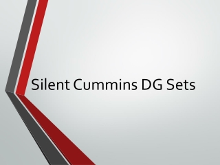 Silent Cummins DG Sets in Tanzania