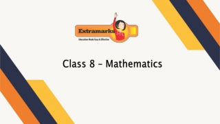 Get Suitable CBSE Class 8 Maths Sample Papers from the Extramarks Website