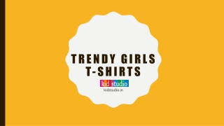 Trendy Girls t-shirts - Kidstudio