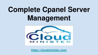 Complete Cpanel Server Management