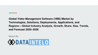 Video Management Software (VMS) Market