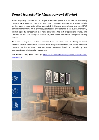 Smart Hospitality Management Market
