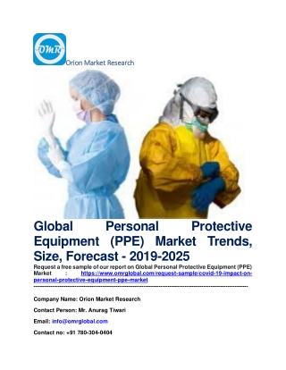 Global Personal Protective Equipment (PPE) Market Trends, Size, Forecast - 2019-2025