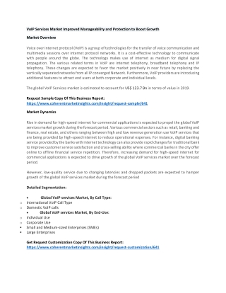 VoIP Services Market