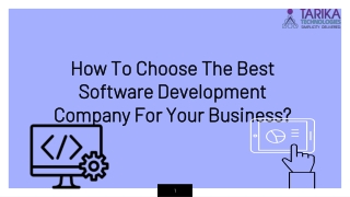 How to Choose a Good Software Development Company for Business