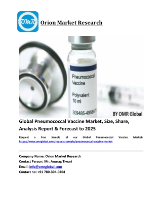 Global Pneumococcal Vaccine Market Size, Industry Trends, Share and Forecast 2020-2026