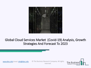 Cloud Services Market 2020 Advancements And Global Outlook