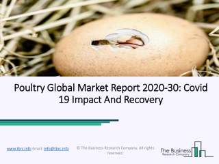 Poultry Market 2020 COVID-19 Impact, Trends, Growth, Research Report By TBRC