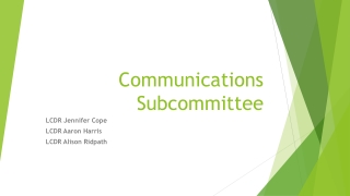 Communications Subcommittee