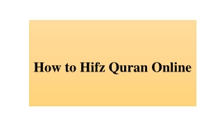 Learn Quran recitation online and become a qari.
