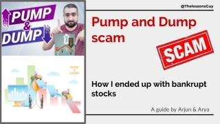 Pump and Dump Scam | Psychology Behind it!