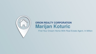 Your Real Estate Agent In Milton, Marijan Koturic