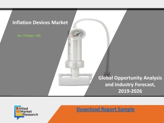 Inflation Device Market Future Forecast Indicates Impressive Growth Rate by 2026