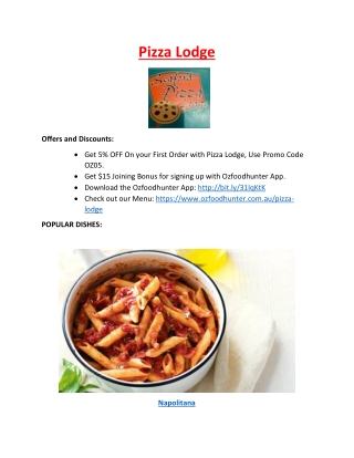Pizza Lodge Seaford takeaway and delivery, VIC - 5 % Off