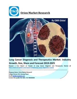 Lung Cancer Diagnosis and Therapeutics Market Size, Share, Analysis, Industry Report and Forecast to 2023