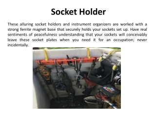 Best Socket Holders