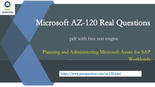 Microsoft Azure AZ-120 Practice Test Questions