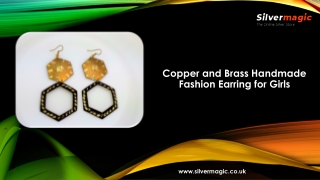 Copper and Brass Handmade Fashion Earring for Girls