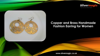 Copper and Brass Handmade Fashion Earring for Women