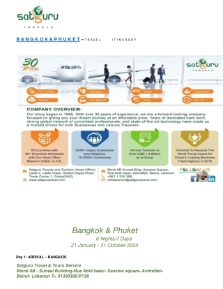 Bangkok - Phuket Budget Travel