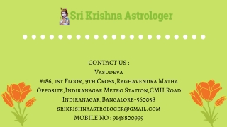 Best Astrologer Near Me | Sri Krishna Astrologer