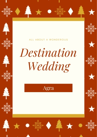 Wonderous Destination Wedding in Agra