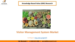 Visitor Management System Market size is expected to reach $2 billion by 2026 - KBV Research