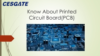 Know About Printed Circuit Board(PCB)