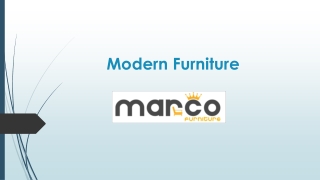 What are the Modern Furniture?