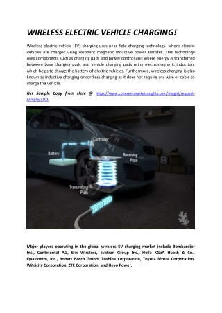 WIRELESS ELECTRIC VEHICLE CHARGING!