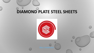 Diamond Plate Steel Sheets