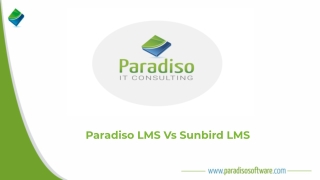 Paradiso LMS Sunbird LMS