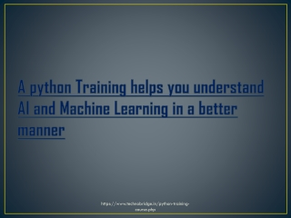 Why Python Is Important in AI & Machine learning For beginners?