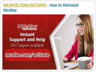 MCAFEE.COM/ACTIVATE - How to Reinstall McAfee