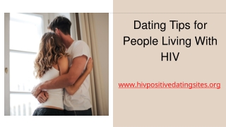 Dating tips for people living with HIV