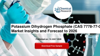 Potassium Dihydrogen Phosphate (CAS 7778-77-0) Market Insights and Forecast to 2026