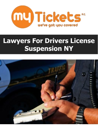 Lawyers For Drivers License Suspension NY