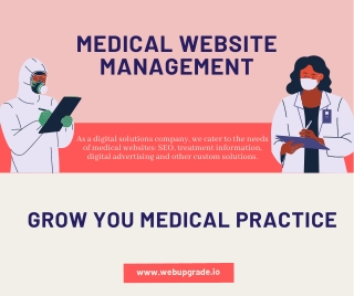 The best medical website management service